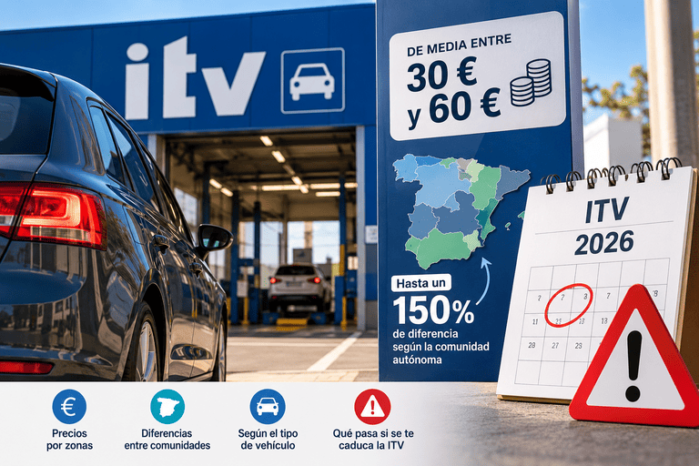 Cuánto Cuesta Pasar la ITV en 2026