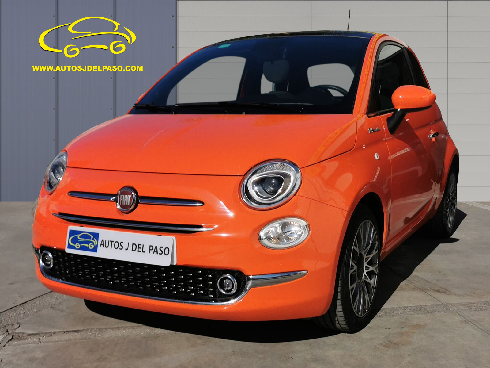 FIAT 500 NARANJA 01